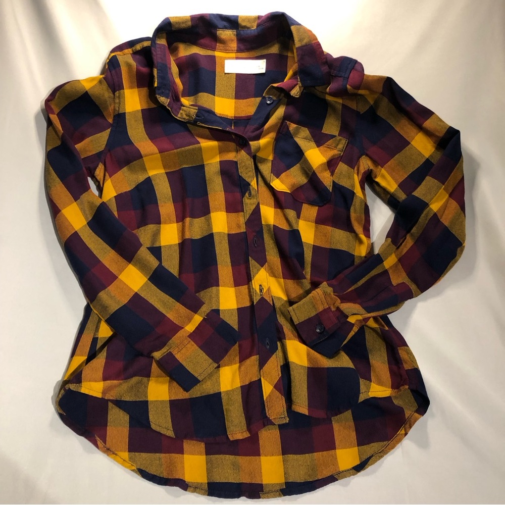Woman’s Time and Tru Autumn Themed Flannel Size Small